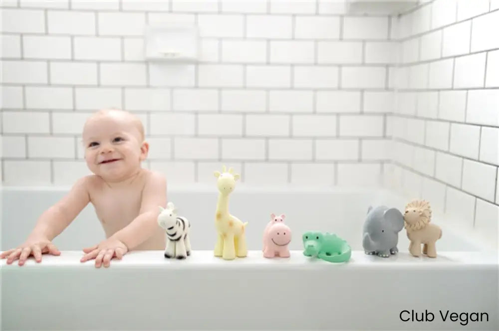 Badspeeltjes – Mijn Eerste Savannediertjes (Set van 6)