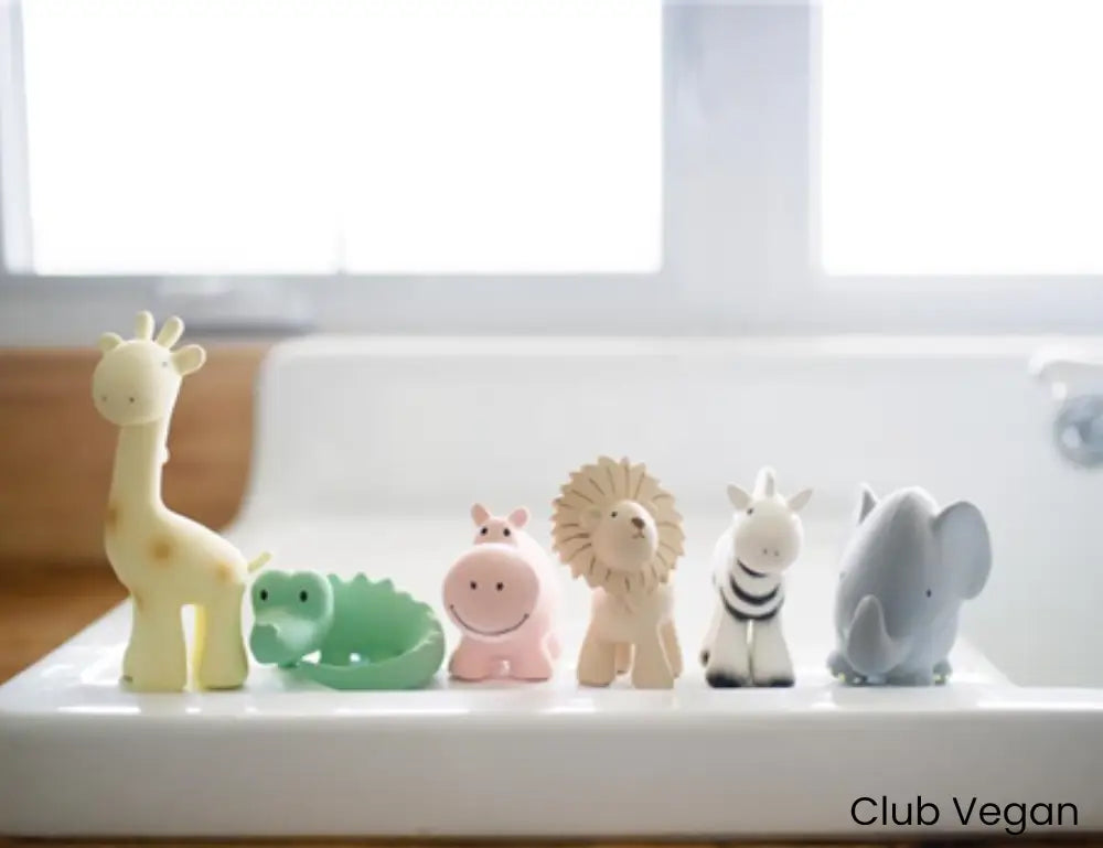 Badspeeltjes – Mijn Eerste Savannediertjes (Set van 6)