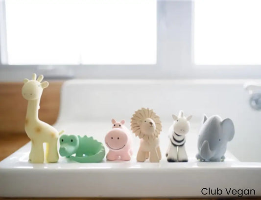 Badspeeltjes – Mijn Eerste Savannediertjes (Set van 6)