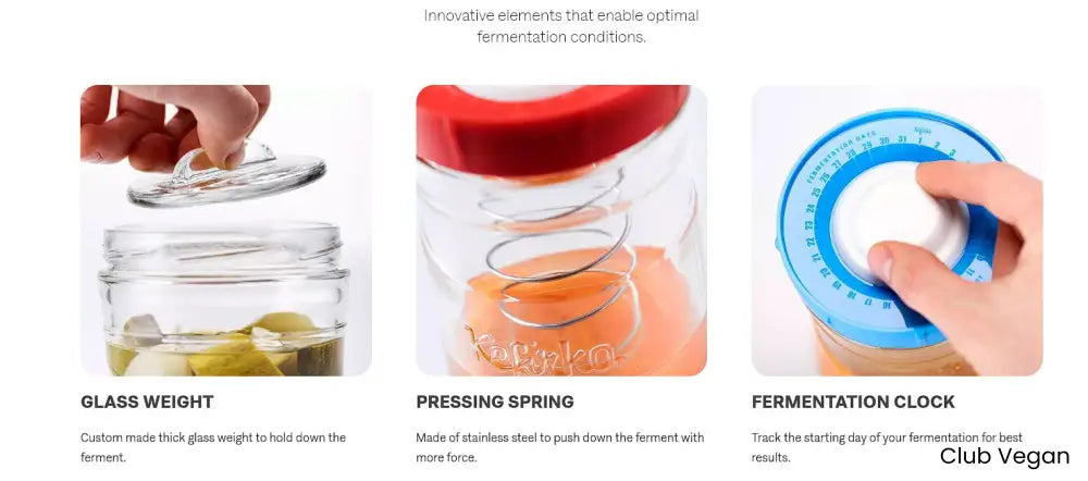 Complete fermentatieset voor groenten & fruit 1400 ML