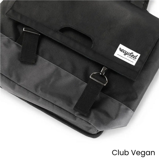 Duurzame Dubbele Fietstas – 55L – Zwart/Grijs (XL)