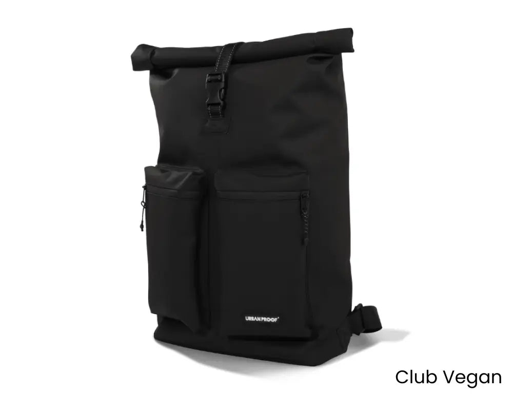 Duurzame Waterbestendige Rolltop Rugzak 20L Zwart