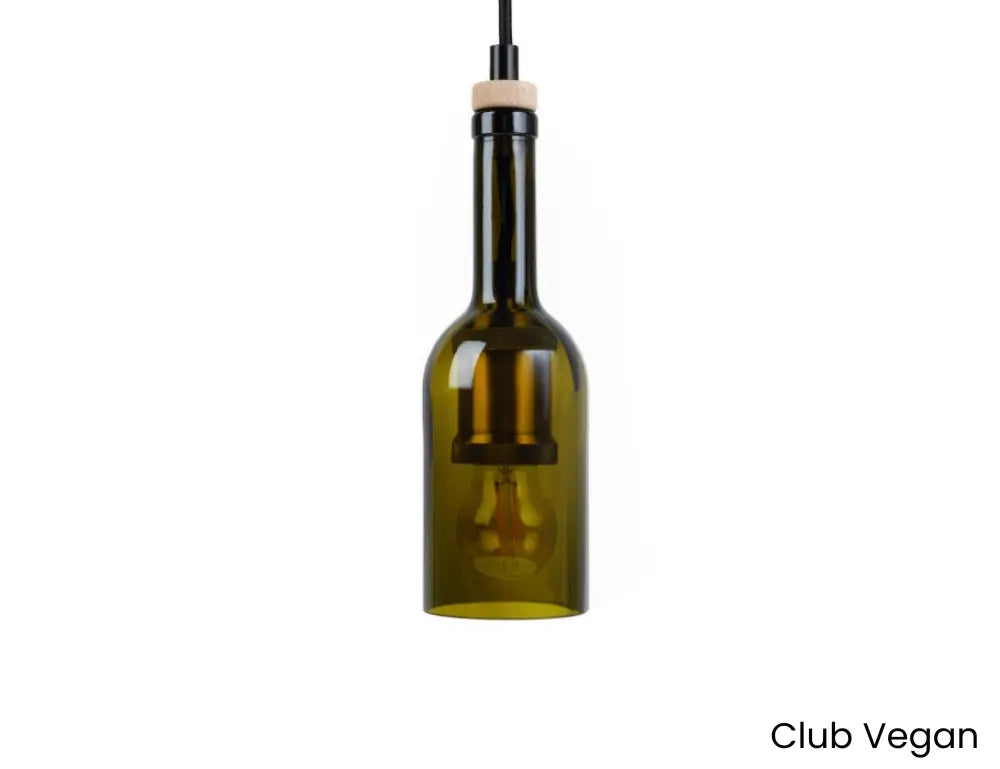 Hanglamp – Olive – Upcycled uit een Wijnfles