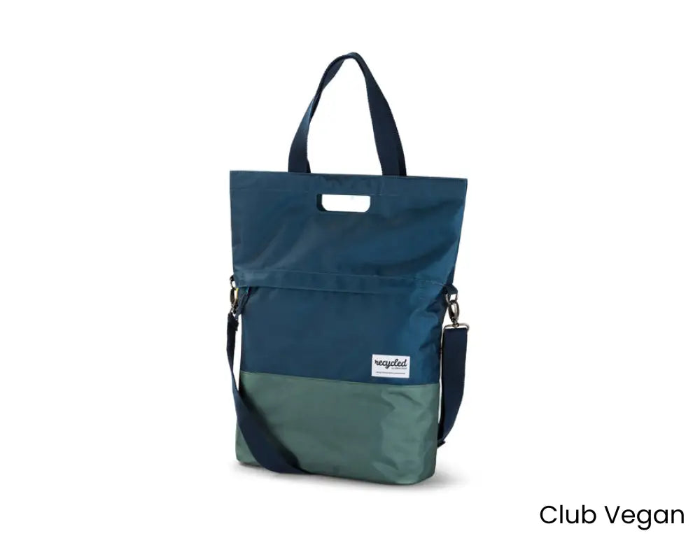 Multifunctionele Fietstas – Shopper & Schoudertas – 20L Blauw/Groen