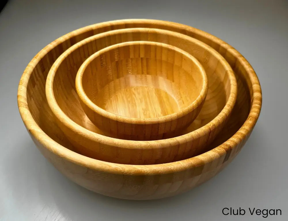 Set van 3 Bamboe Kommen – 100% Natuurlijk & Duurzaam