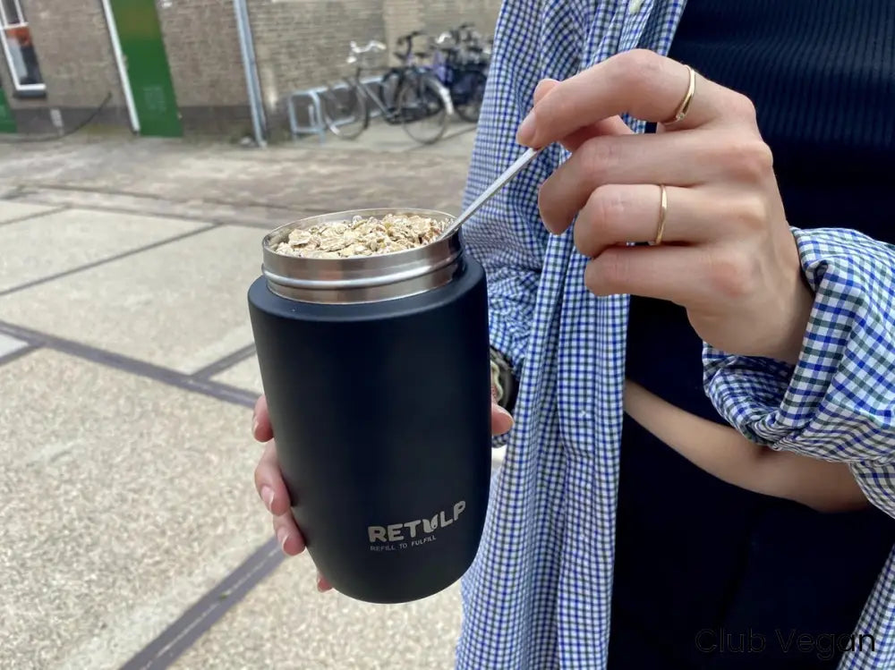 Thermos Lunchbeker 500 ml – Duurzaam Lekvrij & Inclusief Lepel