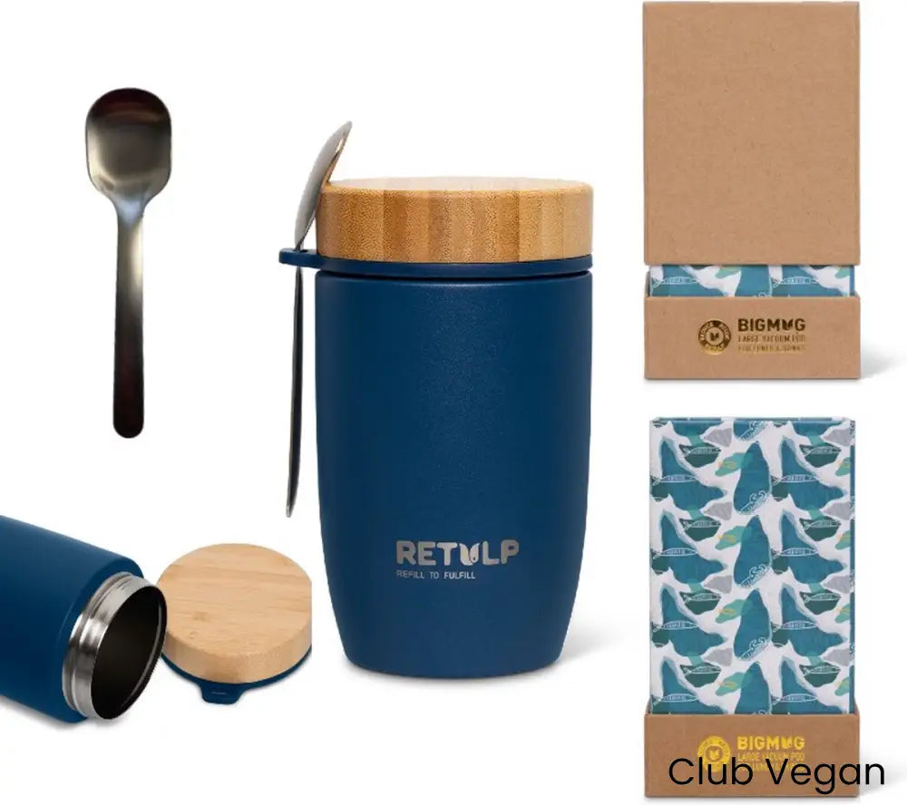 Thermos Lunchbeker 500 ml – Duurzaam Lekvrij & Inclusief Lepel