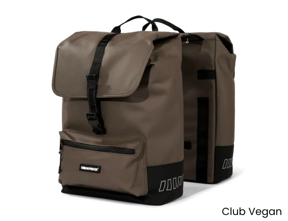 Urban Proof Dubbele Cargo Fietstas – 38L – Zwart of Bruin