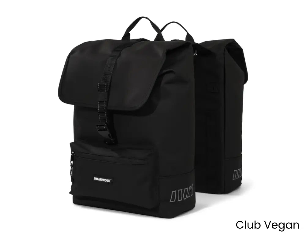 Urban Proof Dubbele Cargo Fietstas – 38L – Zwart of Bruin