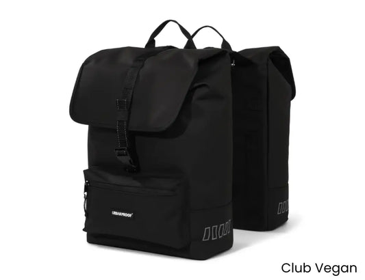 Urban Proof Dubbele Cargo Fietstas – 38L – Zwart of Bruin