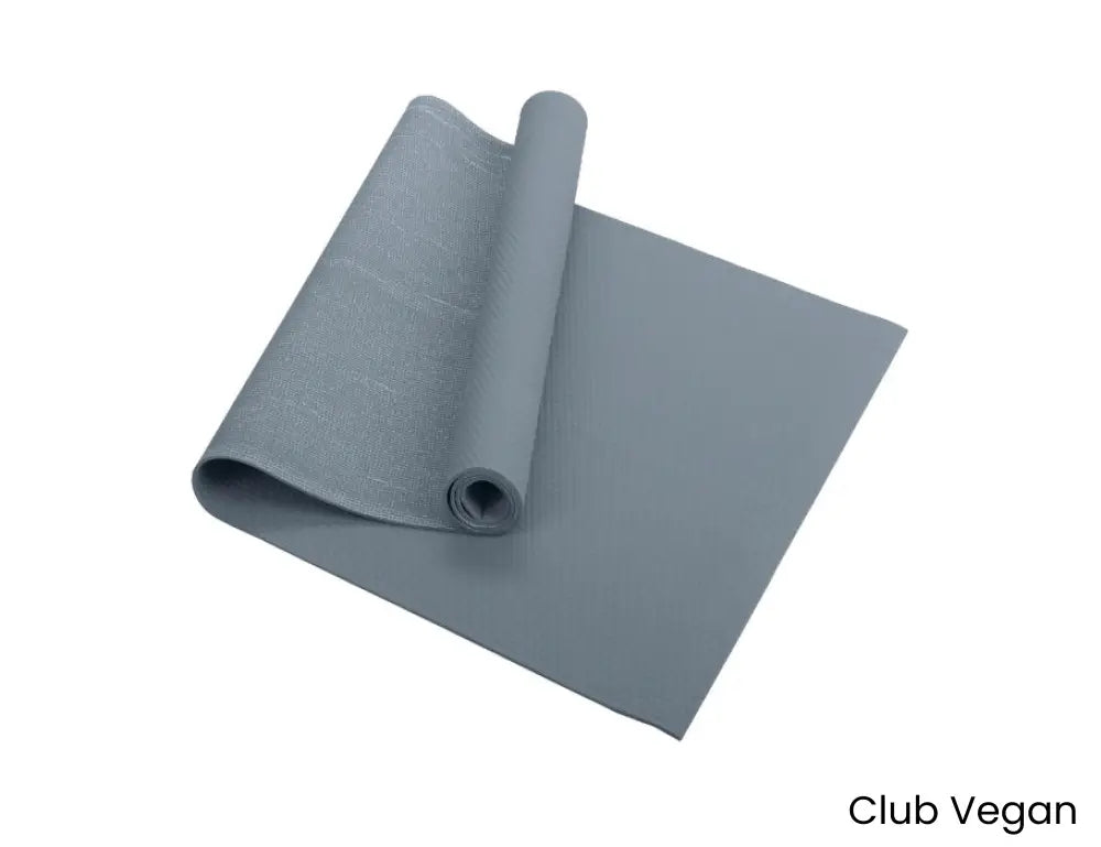 Yogamat – 100% Natuurlijk Rubber & Katoen Grijs