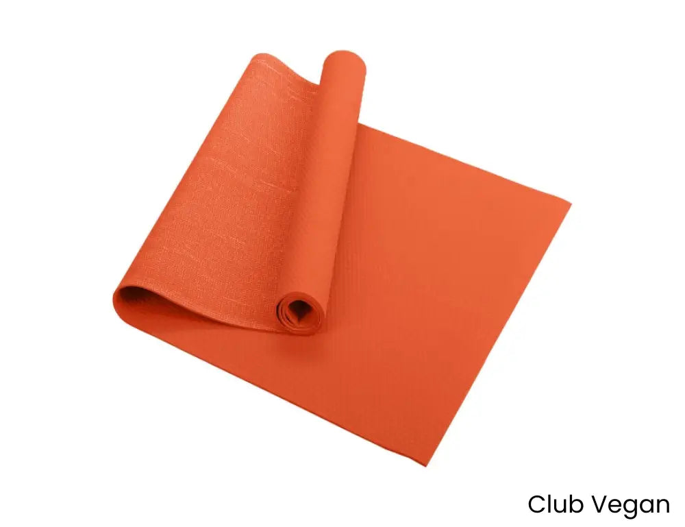Yogamat – 100% Natuurlijk Rubber & Katoen Oranje